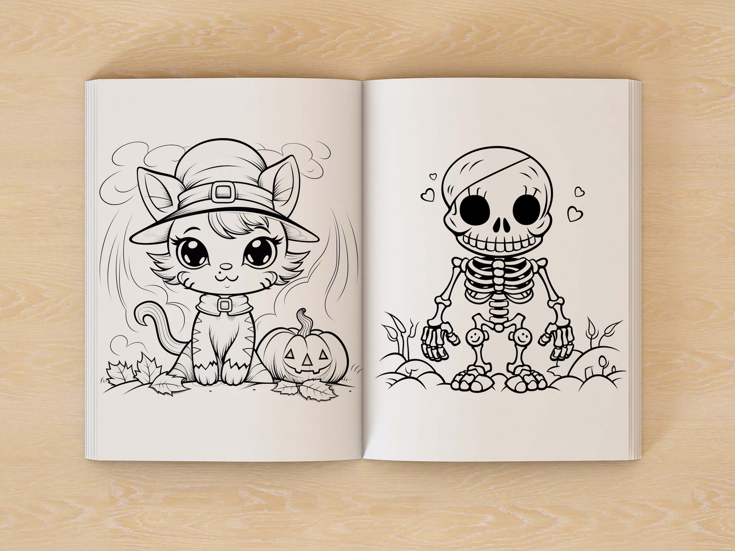 Halloween Colouring Book – Spooky & Fun Activity Book for Children (Ages 3-7)